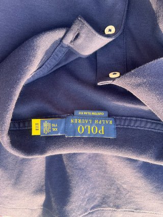 Polo Ralph Lauren Azul Marino XXL Custom Slim Fit