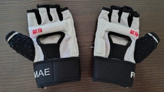 Protecciones Fujimae Karate Guantes y Espinilleras