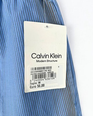 Boxer Calvin Klein M USA righe blu/grigio