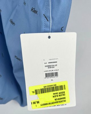 Boxer Calvin Klein XL USA Logo CK All-Over