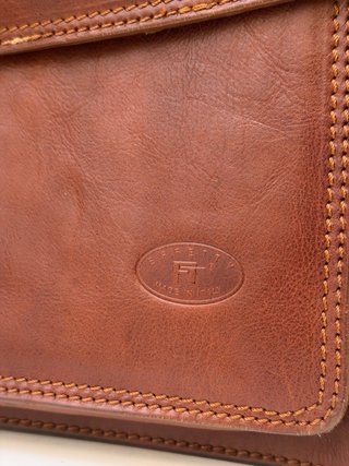 Borsa lavoro pelle Effetty vintage marrone