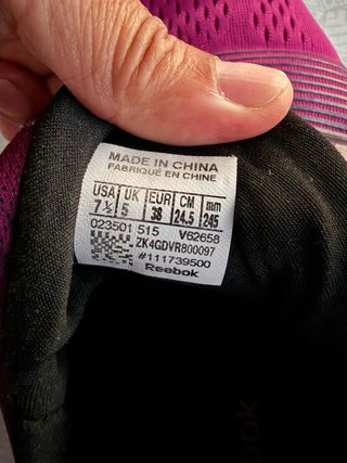 Deportivas Reebok Mujer Talla 38