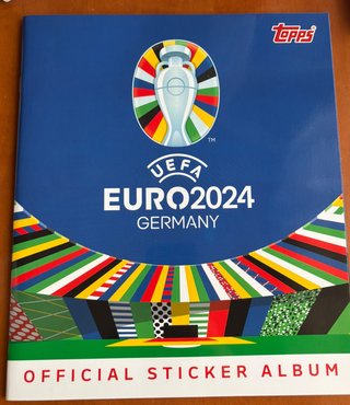 475 Cromos Euro 24 Topps Diferentes