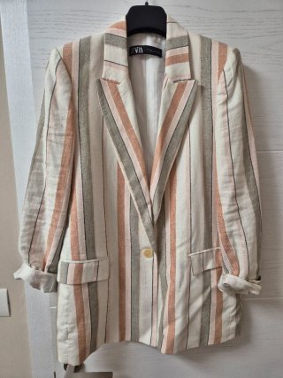 Chaqueta Zara Talla M Rayas