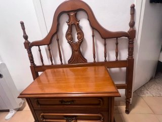 Cabeceros de madera provenzal (doble)