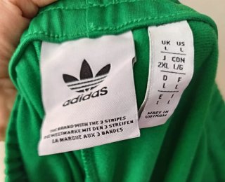 Pantalones de chándal Adidas verdes