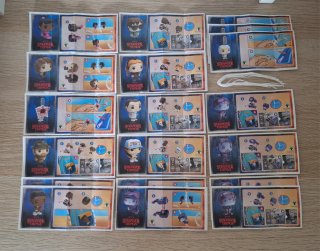 Mini funkos kinder stranger things