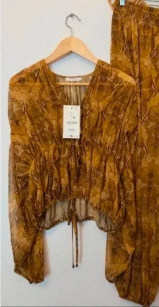 Blusa boho Zara Paisley