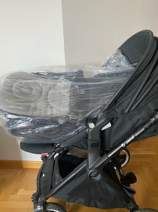 Jané Crosslight Silla + Capazo 2023 Cold Black