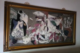 Cuadro Mosaico Piedra Guernica