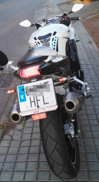 Hyosung Comet GTR 125 Sportbike Blanca/Negra