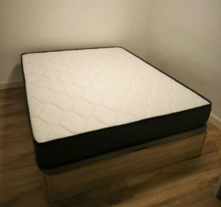 Canapé abatible madera con colchón