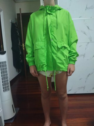 Impermeable verde Lefties Talla S