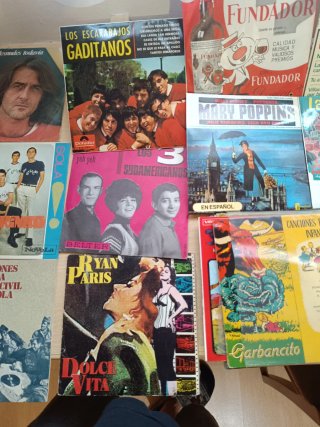 Lote singles de Vinilos Antiguos Flamenco Pop Rock