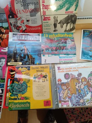 Lote singles de Vinilos Antiguos Flamenco Pop Rock