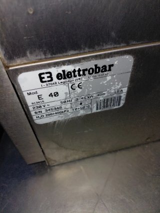 Lavavajillas Profesional Elettobar 40x40