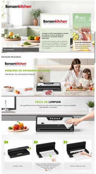 NUEVO! Envasadora al Vacío 125W
