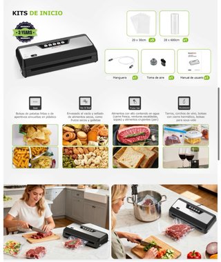 NUEVO! Envasadora al Vacío 125W