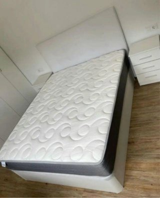 Canapé abatible madera con colchón