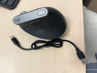 Ratón Logitech MX Vertical Negro/Gris