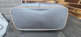 Bolso Tote Coach Plata y Beige