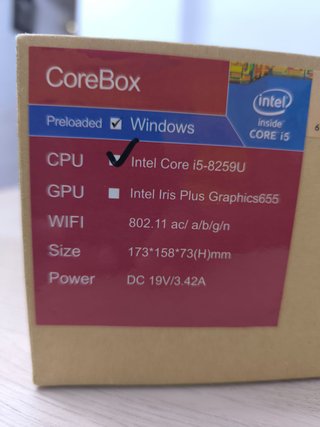 CHUWI CoreBox Mini PC Intel Core i5 16GB RAM