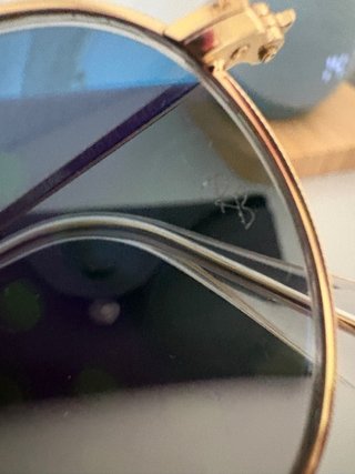 Gafas de sol Ray-Ban unisex doradas