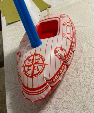 Velero inflable de plástico