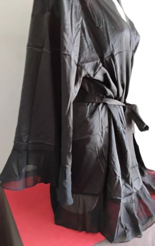 Conjunto Lencería Noche Negro Talla XL