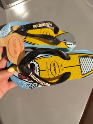Chinelos Havaianas Criança Tam. 27/28 Novos