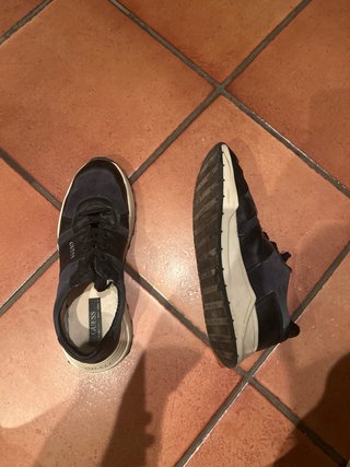 Zapatos Negros y Azules