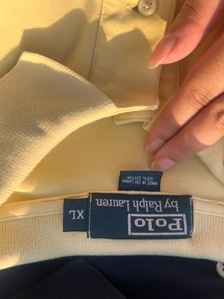 Polo Ralph Lauren Amarillo Pastel XL