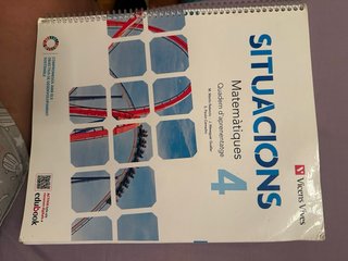 Matemàtiques, 4 ESO, Situacions Quadern d'apren...