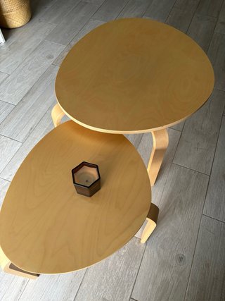 Conjunto de mesas centro madera Ikea
