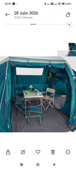 Alquiler tienda de campaña Quechua Arpenaz 4.2