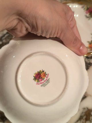 Cuencos de porcelana inglesa Vintage Royal Albert