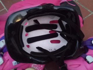 Patines niña Oxelo 3 ruedas, protecciones y bolsa