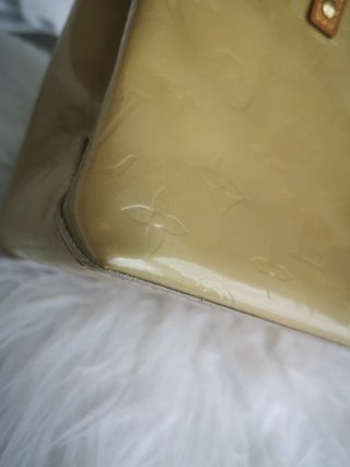 Bolso Louis Vuitton Beige Charol