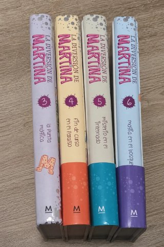 Pack de cuatro libros "la diversión de Martina"