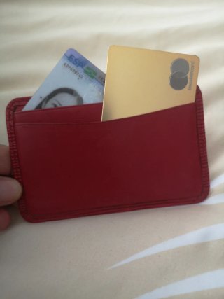 Cartera Louis Vuitton Roja Epi