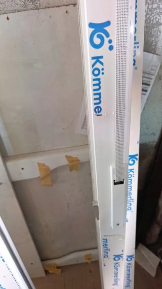 Puerta corredera PVC Kömmerling