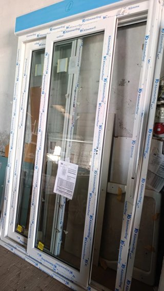 Puerta corredera PVC Kömmerling