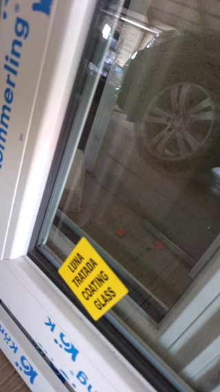 Puerta corredera PVC Kömmerling