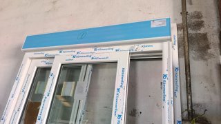 Puerta corredera PVC Kömmerling