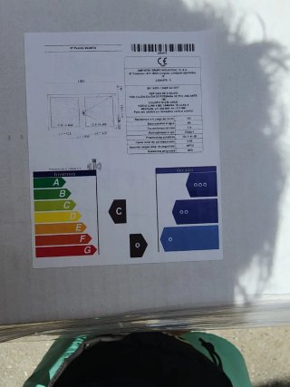 Ventana PVC nueva
