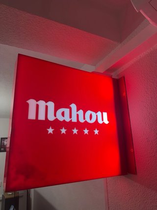 Cartel Luminoso Mahou