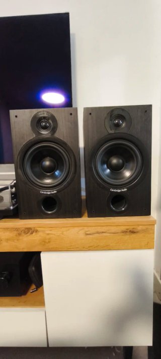 Pareja Altavoces Cambridge Audio SX60 Negro/Marrón
