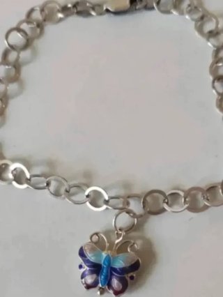 Pulseras Plata Ley Colgantes