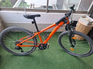 Bicicleta 26 Rockrider Naranja