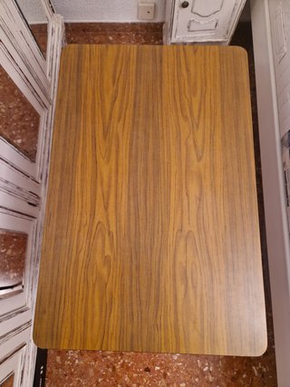 Mesa vintage efecto madera